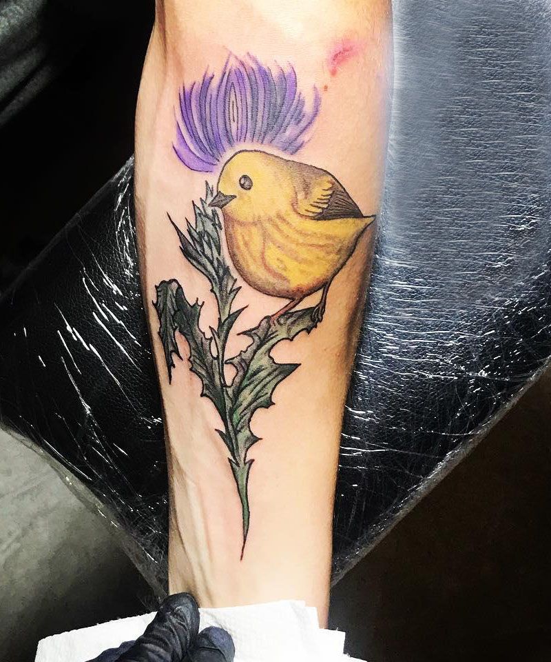 16 Pretty Yellowbird Tattoos You Must Love