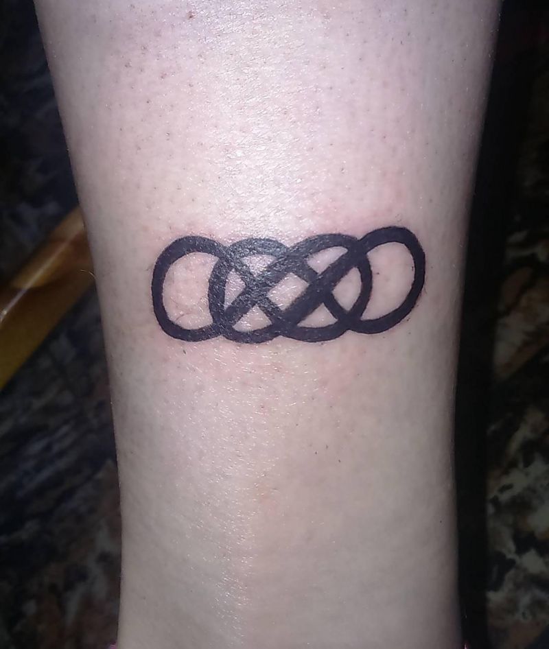 30 Elegant Double Infinity Tattoos You Must Love