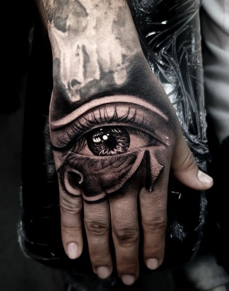 30 Unique Eye of Ra Tattoos You Must Love