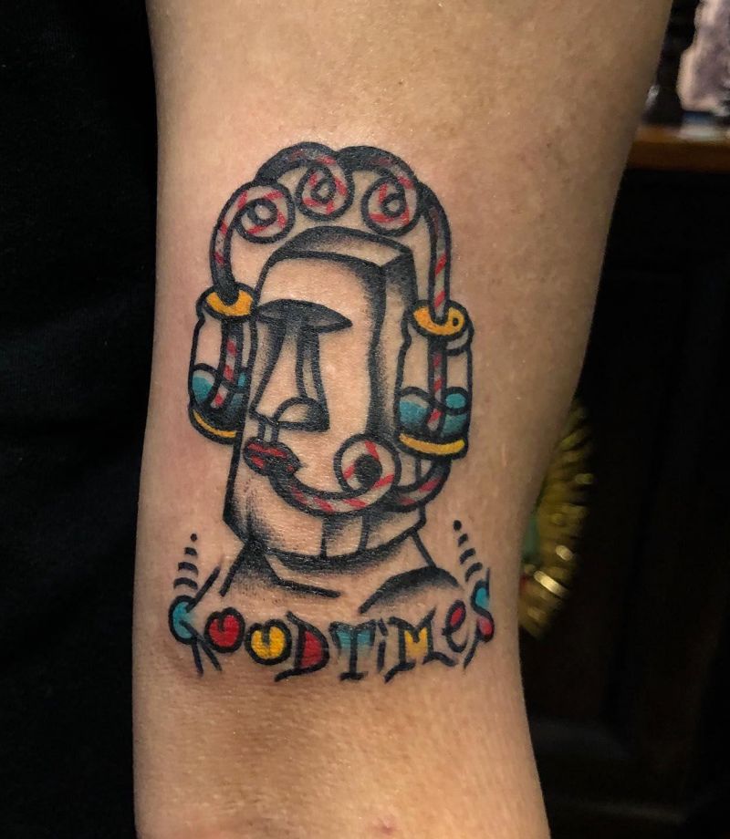 30 Unique Moai Tattoos You Can Copy