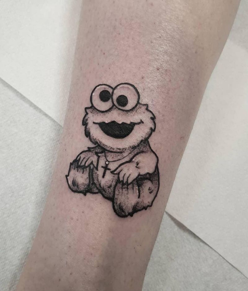 30 Cute Sesame Street Tattoos You Must Love