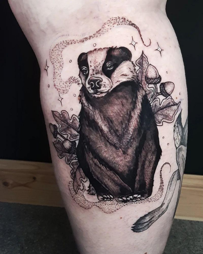 30 Unique Badger Tattoos You Must Try