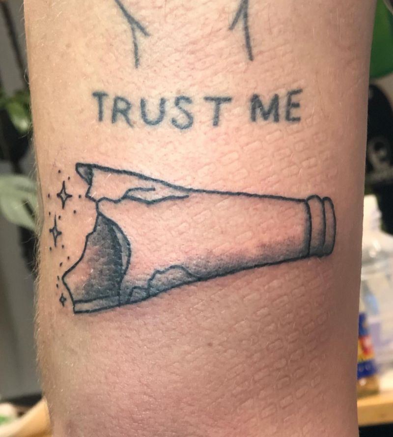 30 Unique Broken Bottle Tattoos to Give You Inspiration