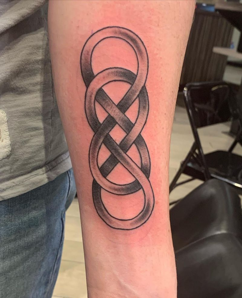 30 Elegant Double Infinity Tattoos You Must Love