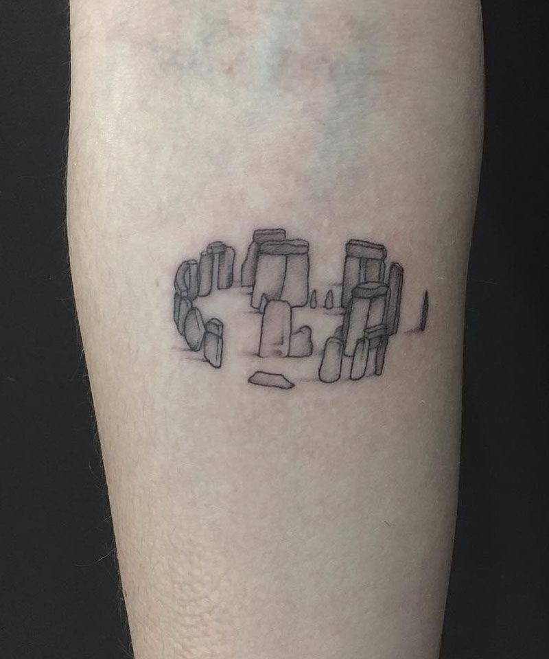 30 Unique Stonehenge Tattoos For Your Inspiration