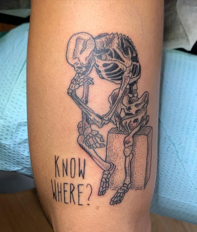 30 Unique Thinker Tattoos For Your Inspiration