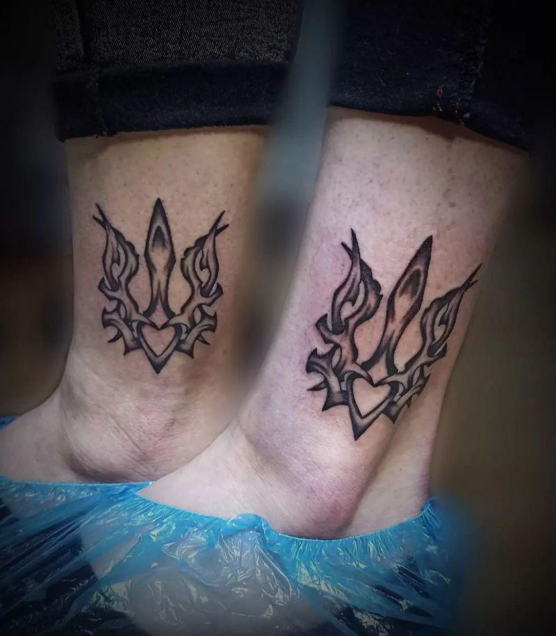 20 Unique Ukrainian Tryzub Tattoos You Must Love