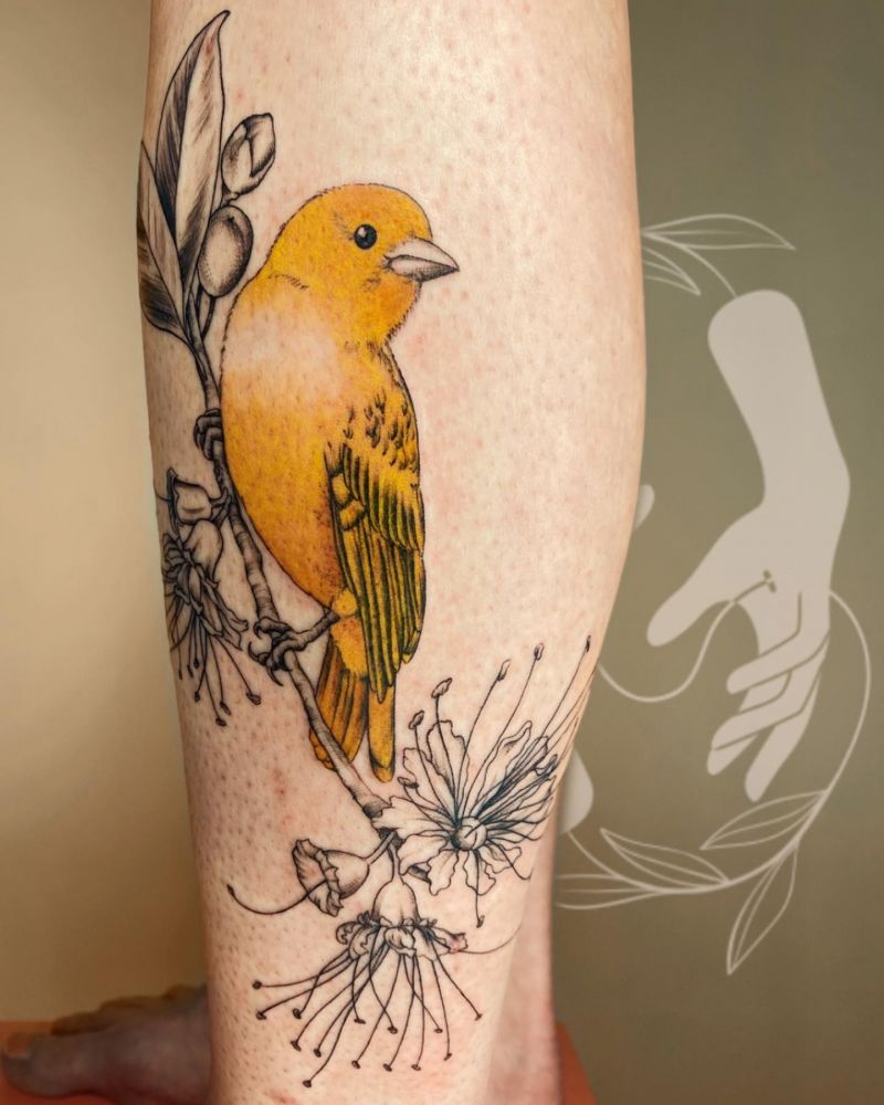 16 Pretty Yellowbird Tattoos You Must Love