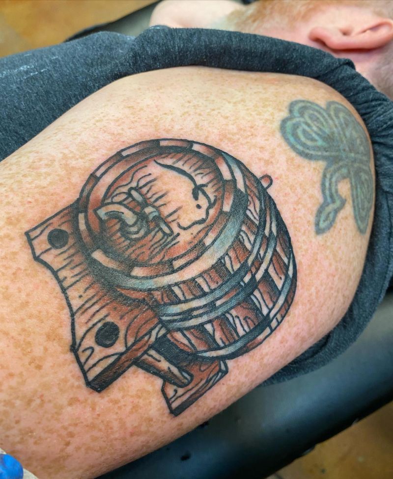 30 Unique Barrel Tattoos You Need to See