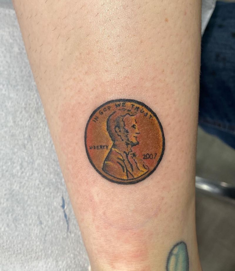 30 Unique Coin Tattoos You Must Love