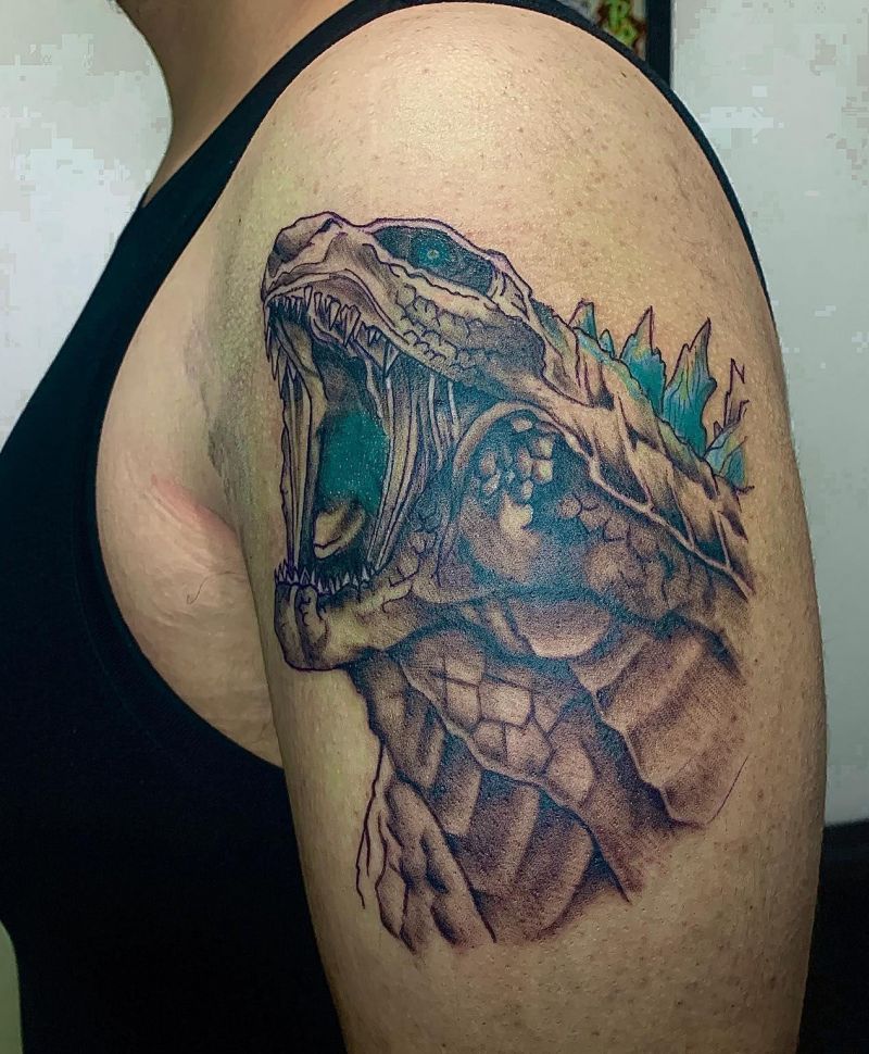 30 Unique Godzilla Tattoos Make You Attractive