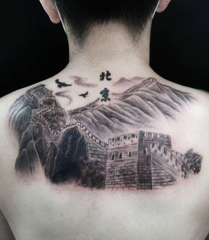 9 Gorgeous Great Wall Tattoos Make You Attractive