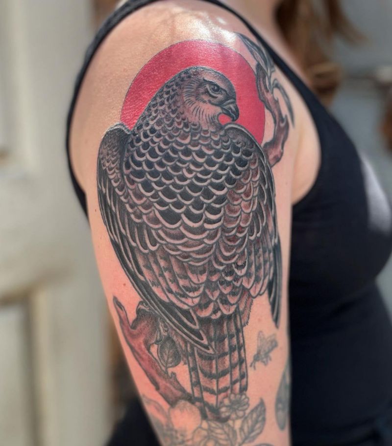 30 Amazing Hawk Tattoos Make You Attractive