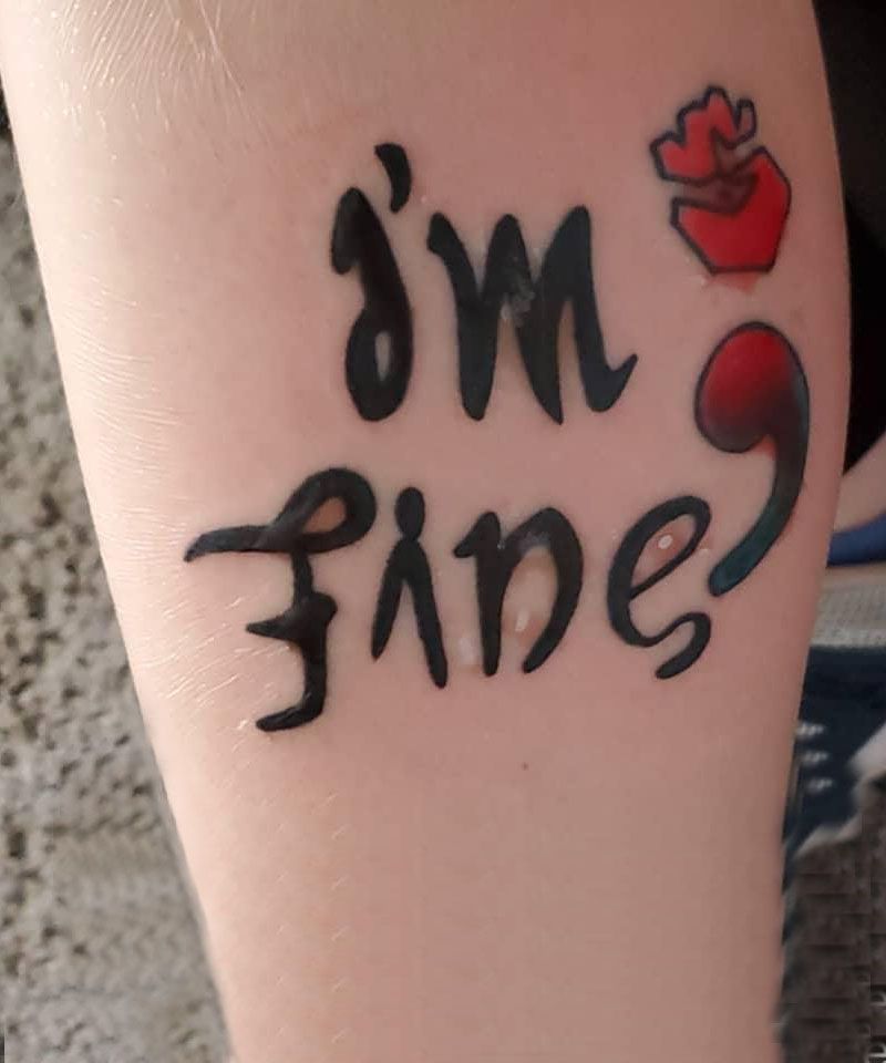 30 Unique Im Fine Save Me Tattoos For Your Inspiration