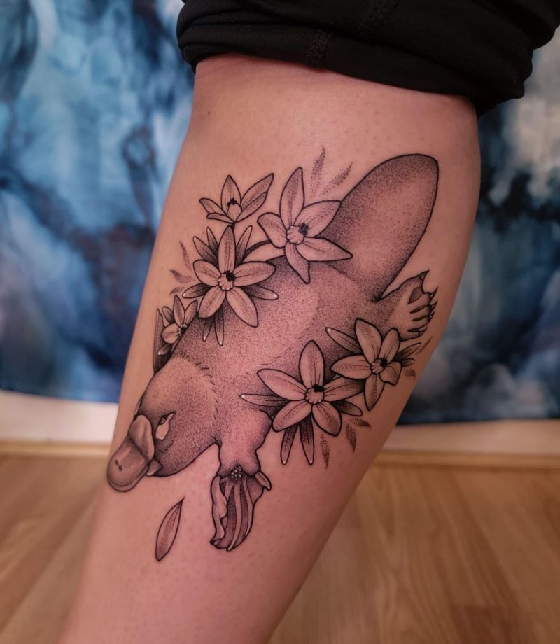 30 Cool Platypus Tattoos You Will Love