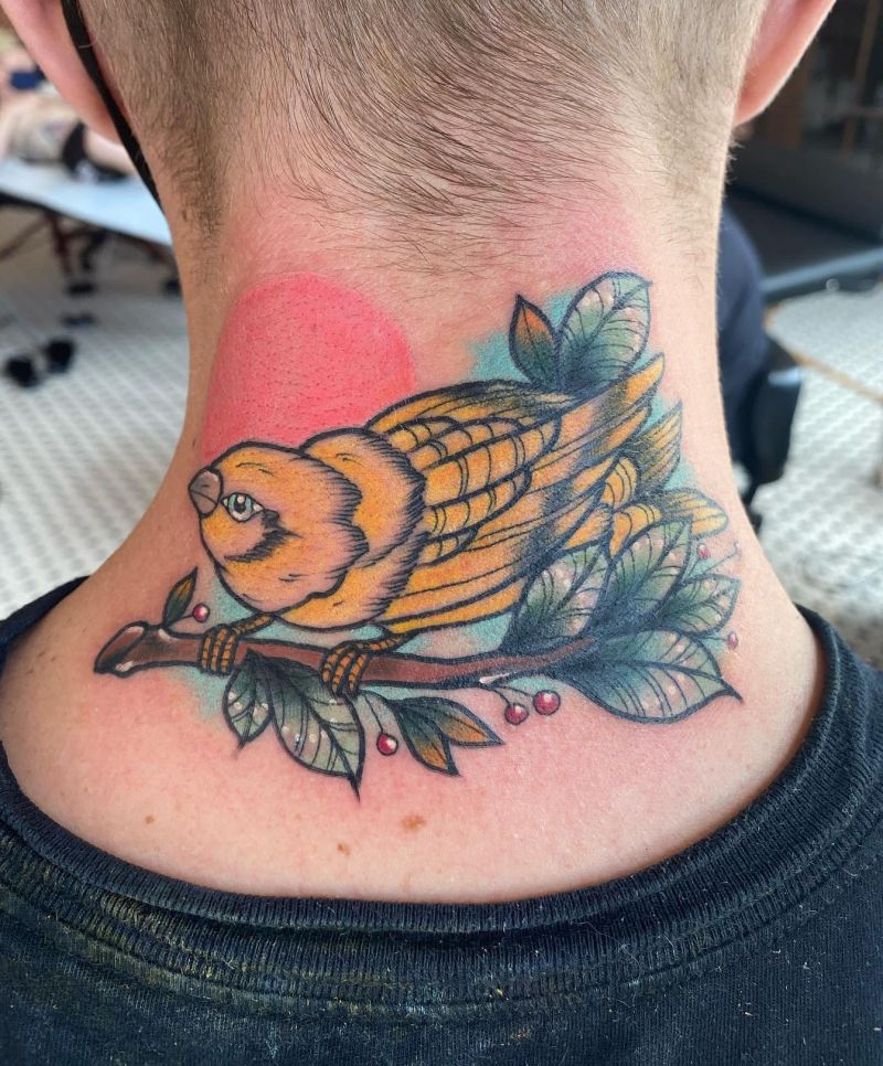 16 Pretty Yellowbird Tattoos You Must Love