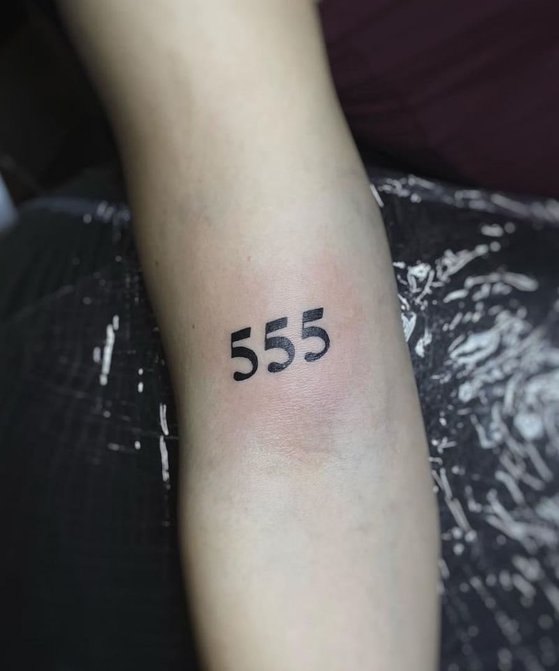 20 Unique 555 Tattoos You Will Love