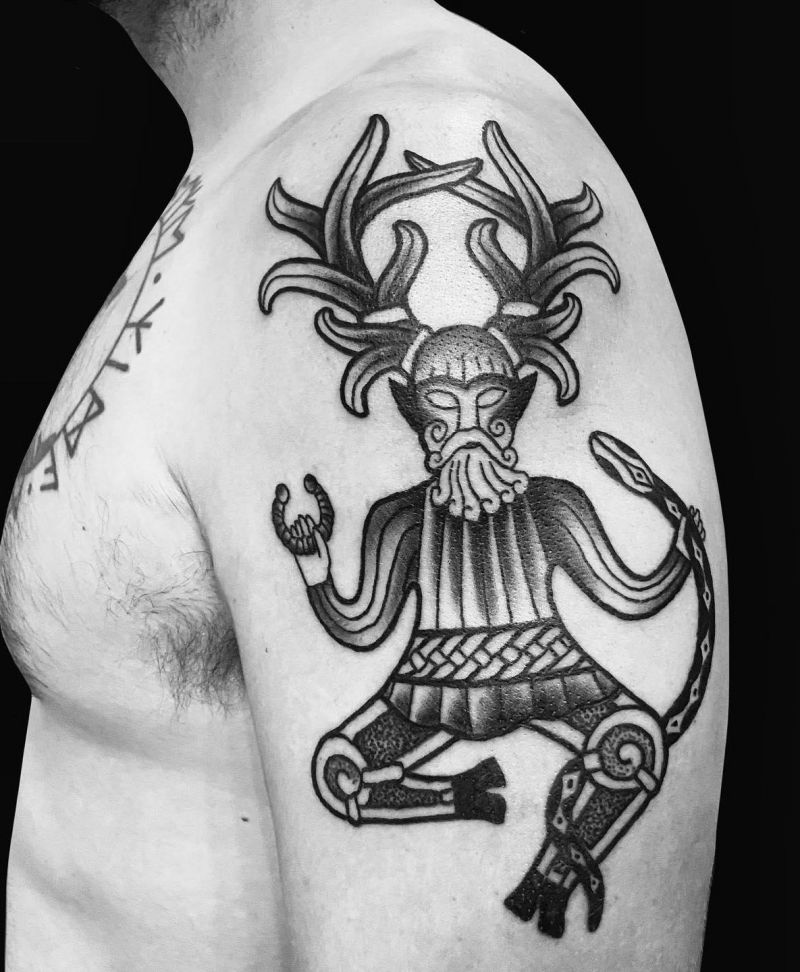 30 Awesome Cernunnos Tattoos You Must Try