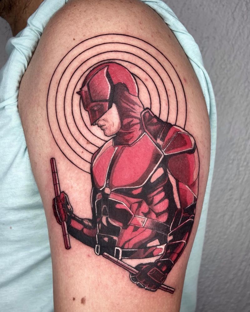 30 Unique Daredevil Tattoos for Your Next Ink