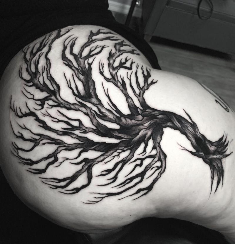 30 Unique Dead Tree Tattoos You Will Love