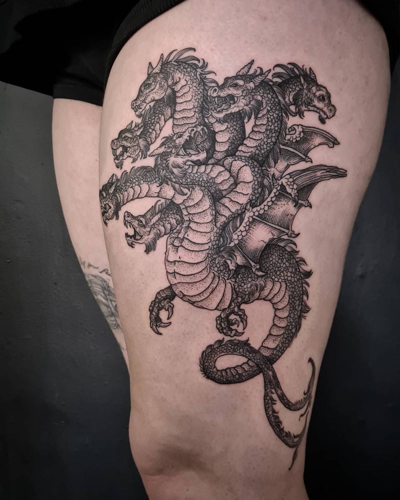 30 Awesome Hydra Tattoos You Can Copy