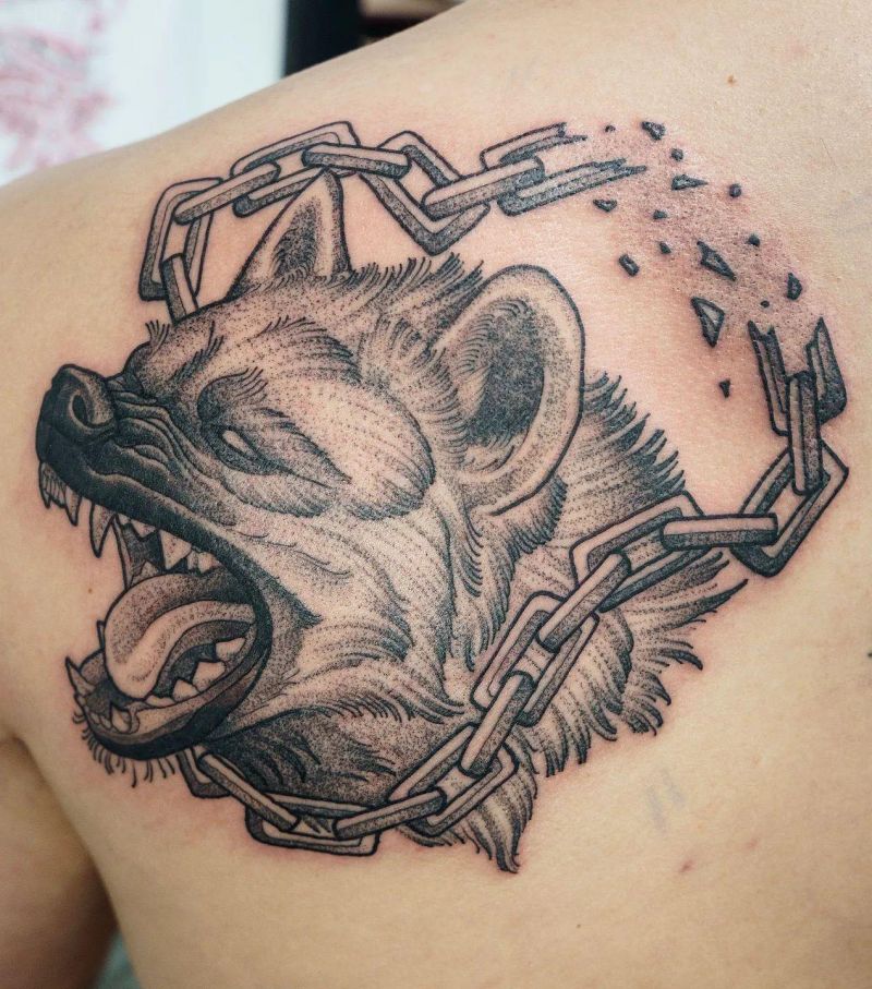 30 Awesome Hyena Tattoos You Can Copy