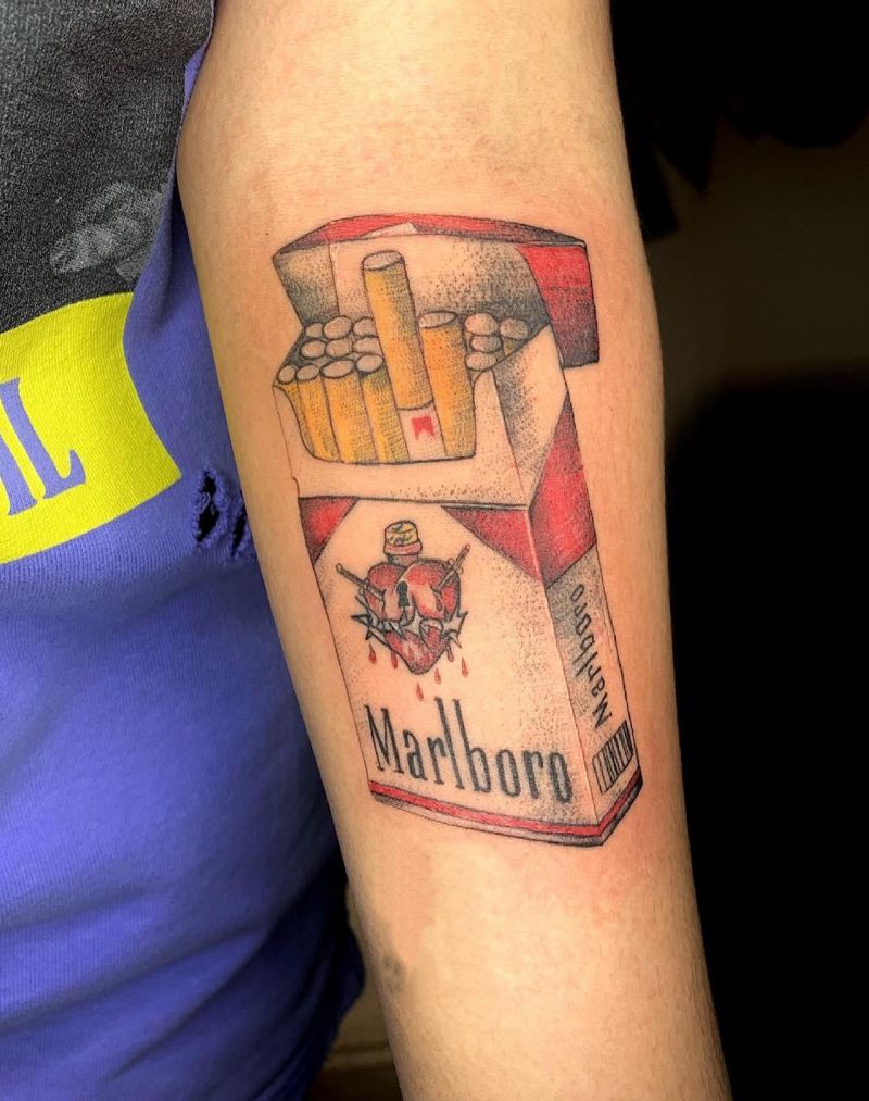 30 Unique Marlboro Tattoos You Will Love