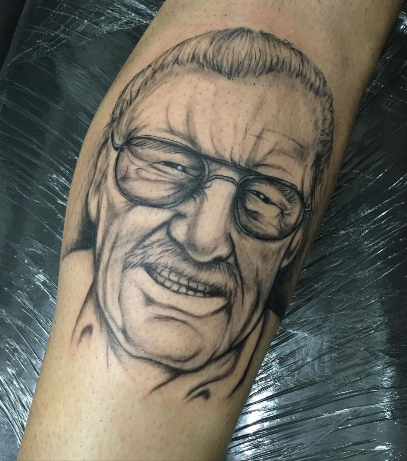 30 Awesome Stan Lee Tattoos to Inspire You