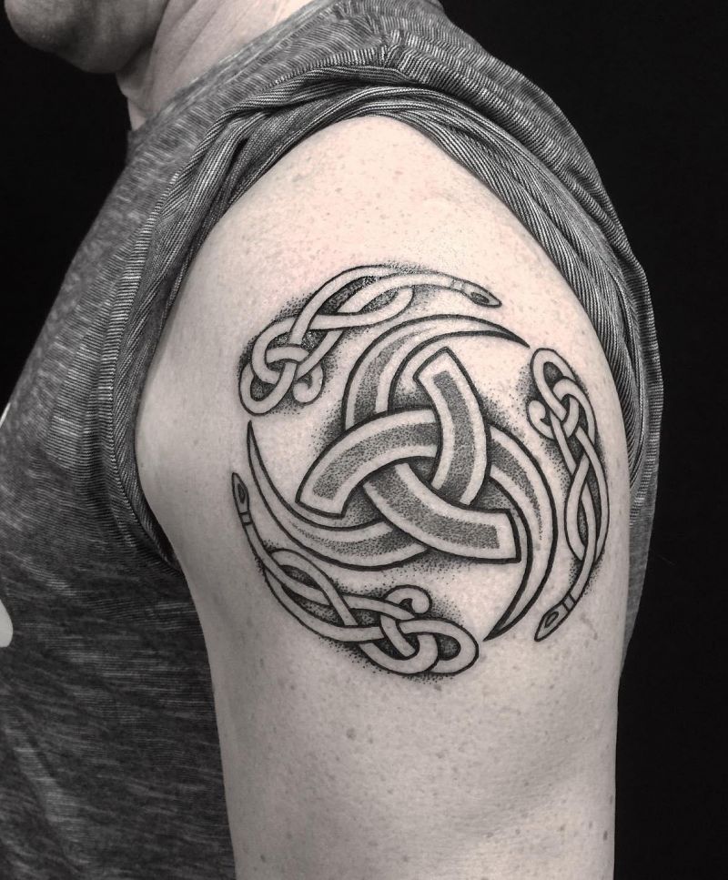 11 Awesome Triple Horn Tattoos for Your Next Ink