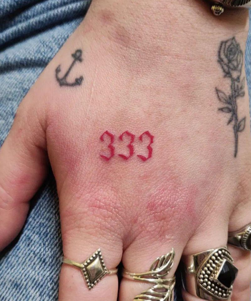 30 Unique 333 Tattoos You Can Copy