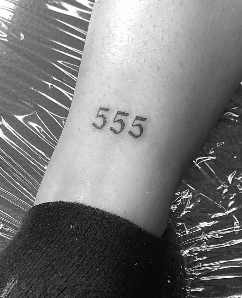 20 Unique 555 Tattoos You Will Love