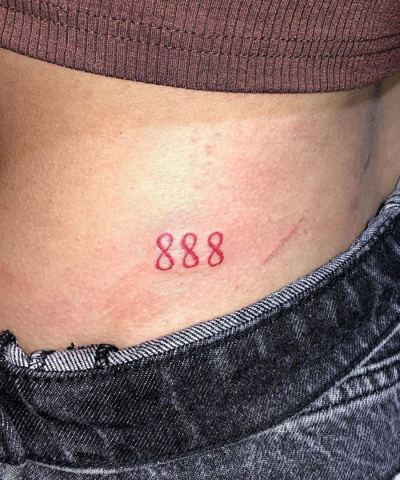 20 Awesome 888 Tattoos You Will Love