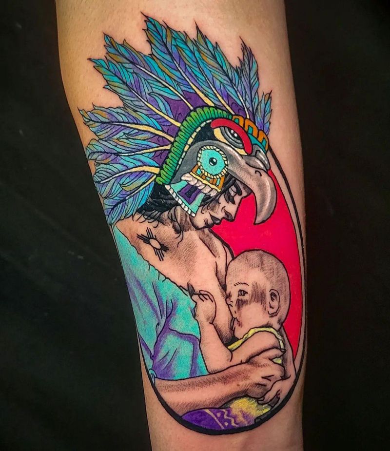 30 Pretty Breastfeeding Tattoos You Will Love