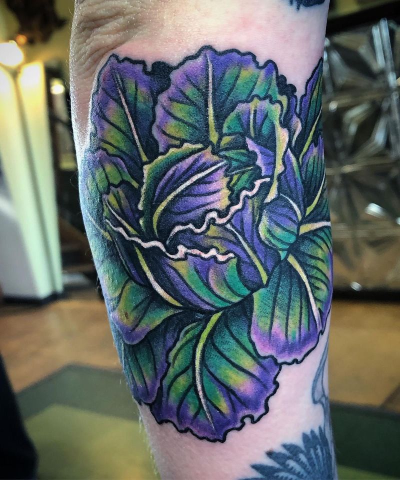 30 Unique Cabbage Tattoos You Can Copy