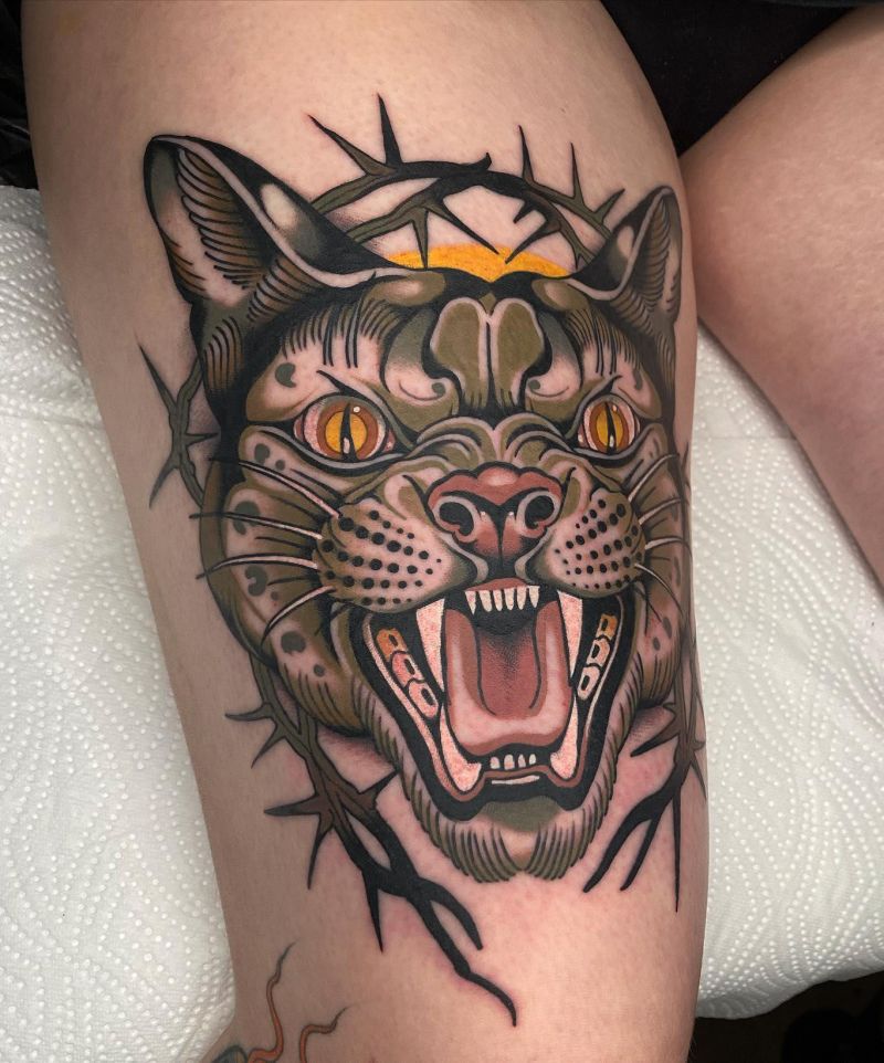 30 Awesome Caracal Tattoos You Can Copy