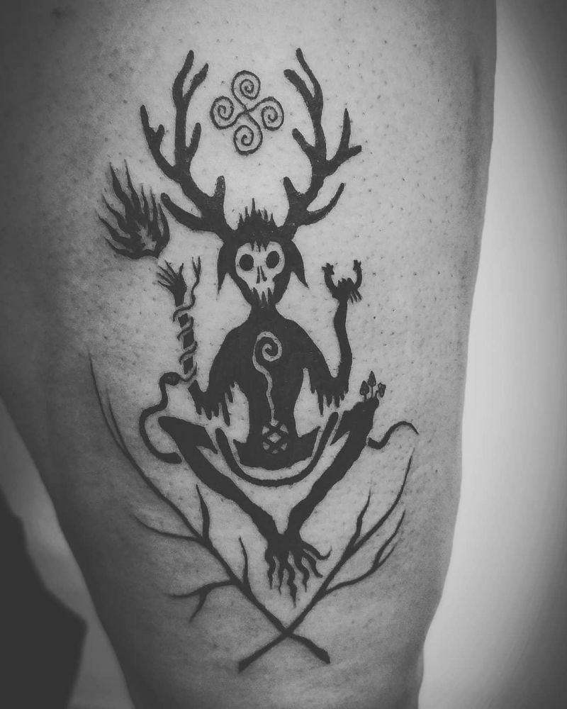 30 Awesome Cernunnos Tattoos You Must Try