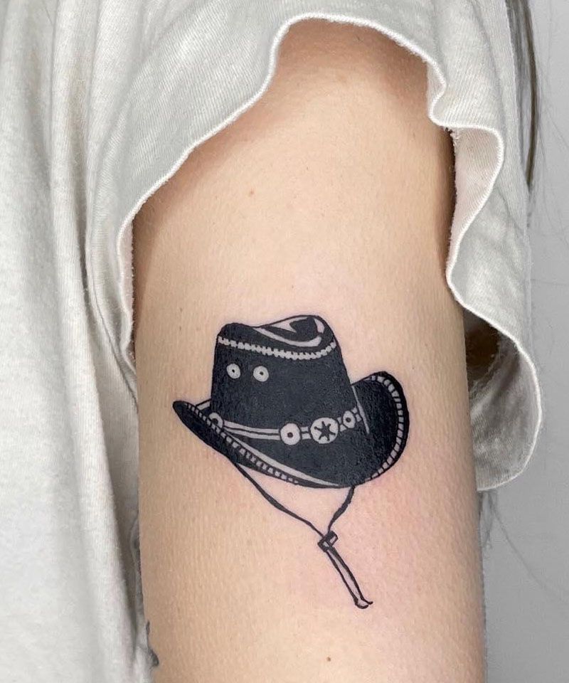 30 Unique Cowboy Hat Tattoos You Will Love