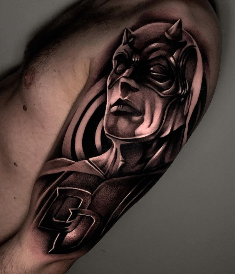 30 Unique Daredevil Tattoos for Your Next Ink