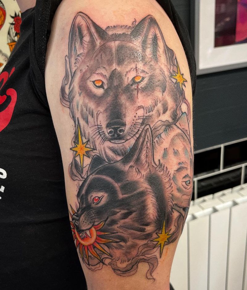 30 Awesome Fenrir Tattoos You Must Love