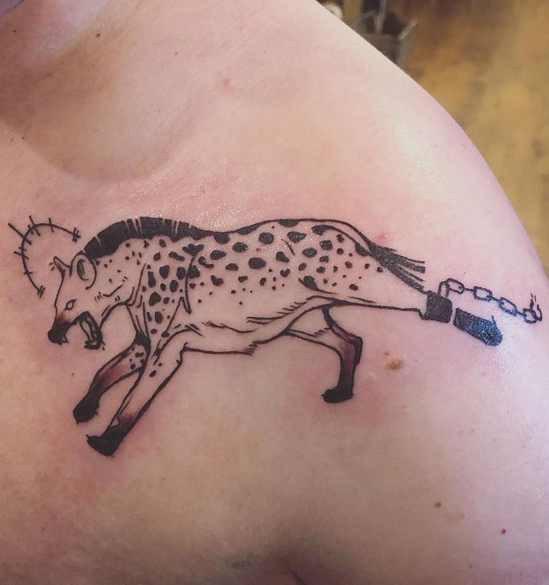 30 Awesome Hyena Tattoos You Can Copy