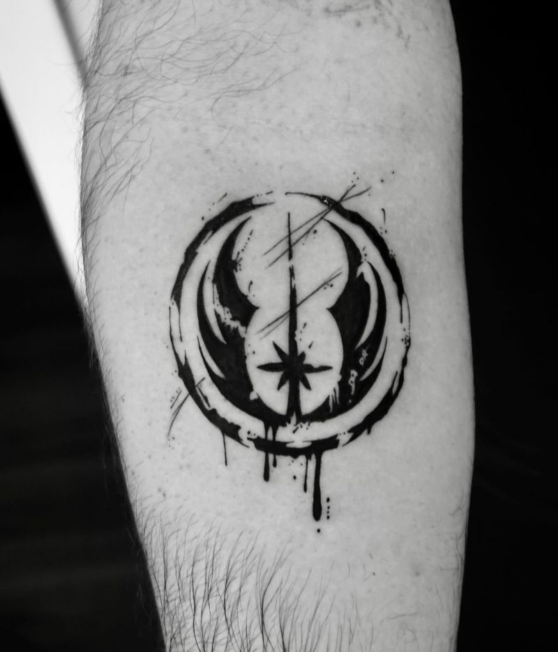 30 Amazing Jedi Order Tattoos to Inspire You