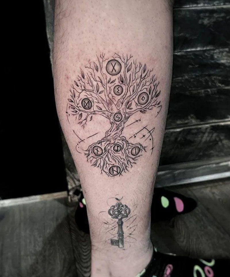 30 Awesome Yggdrasil Tattoos You Will Love