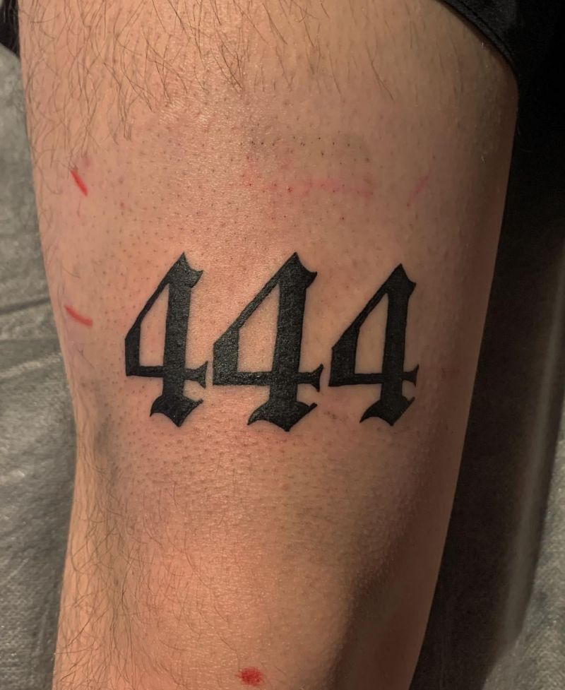 30 Unique 444 Tattoos for Your Next Ink