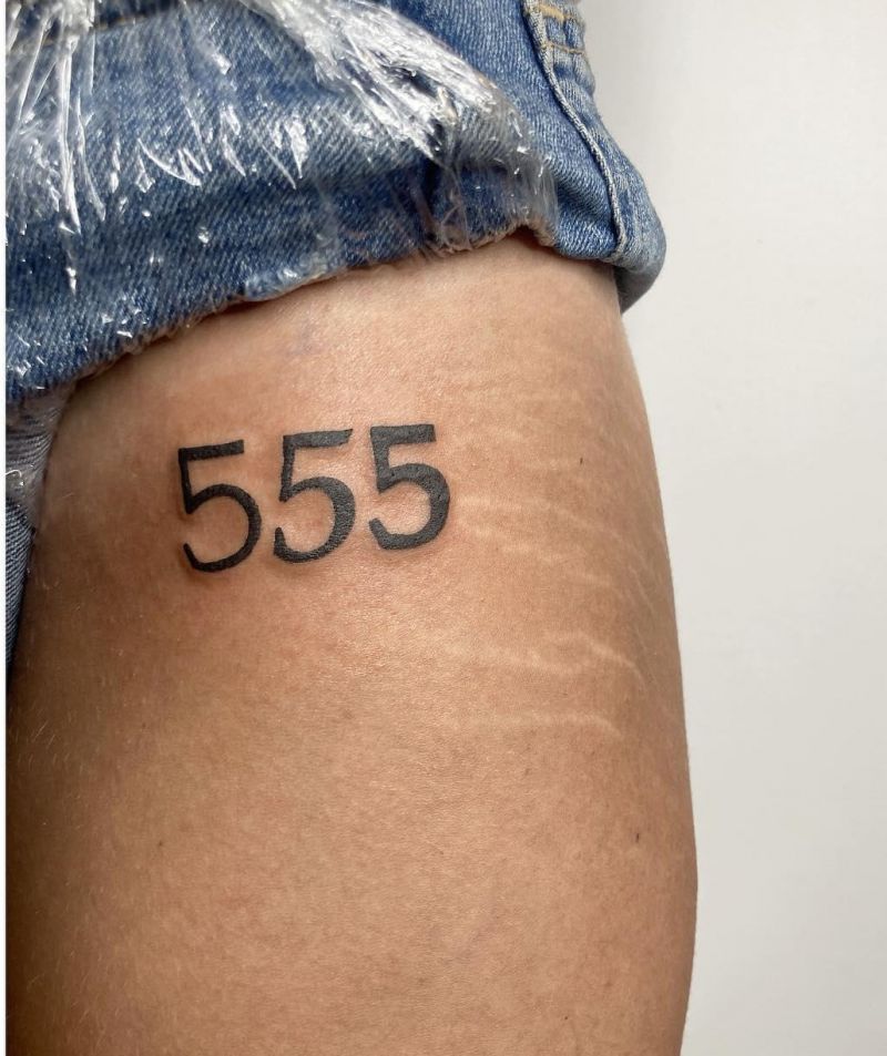 20 Unique 555 Tattoos You Will Love