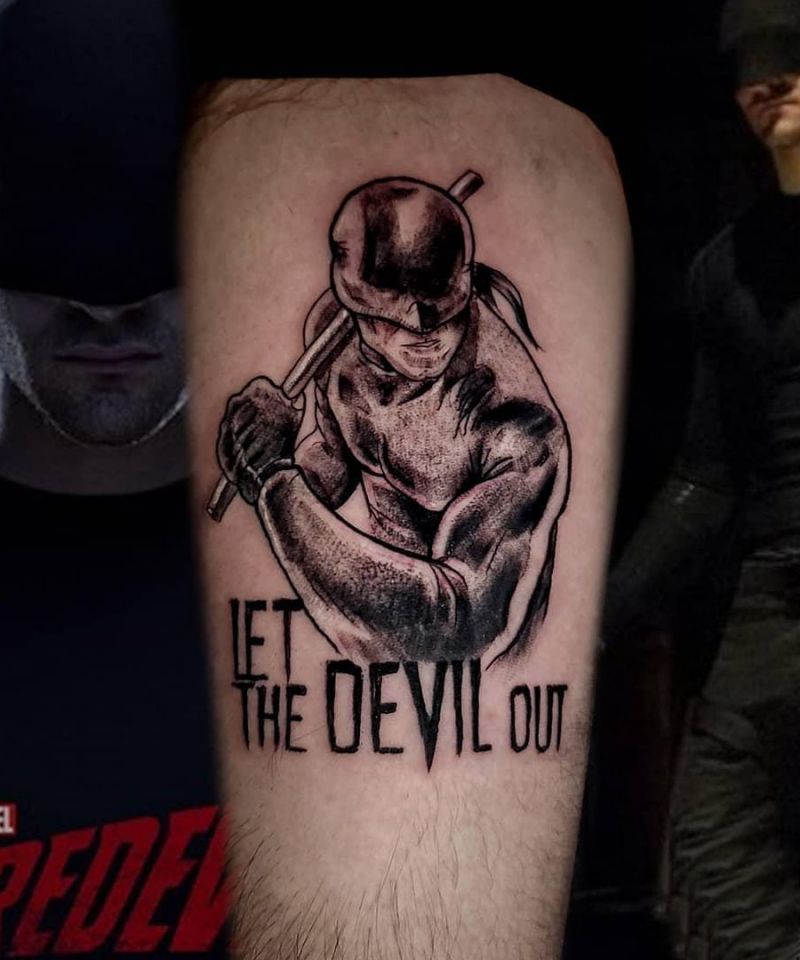 30 Unique Daredevil Tattoos for Your Next Ink