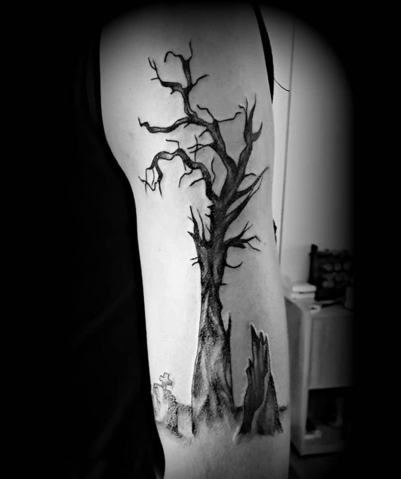 30 Unique Dead Tree Tattoos You Will Love