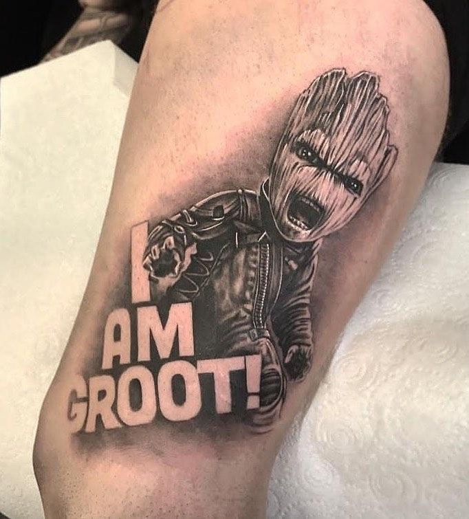 30 Awesome Groot Tattoos You Can Copy