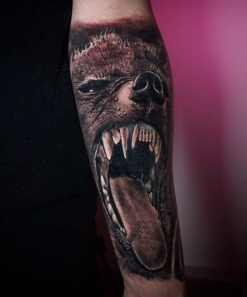 30 Awesome Hyena Tattoos You Can Copy