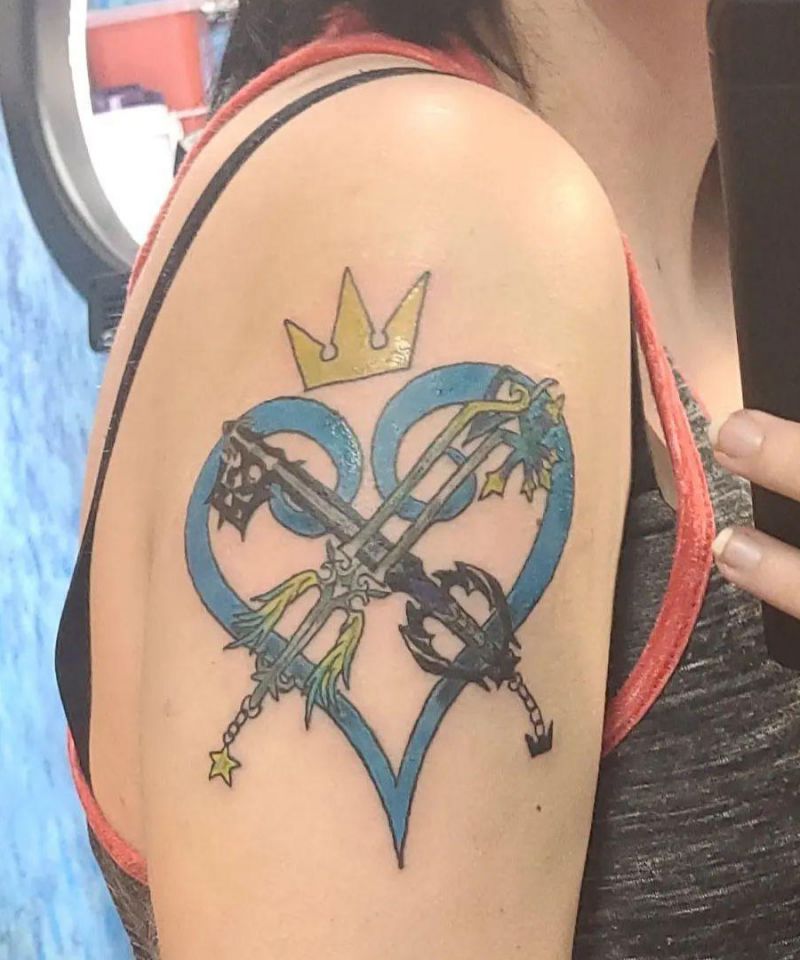 30 Unique Kingdom Hearts Tattoos You Will Love