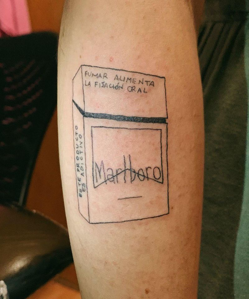 30 Unique Marlboro Tattoos You Will Love